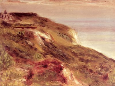 Kerk op een klif door Pierre Auguste Renoir